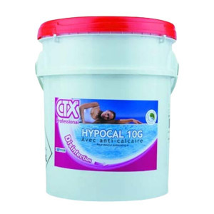 CTX 126 - Hypocal Shock - Pastilles - 25 kg - Chlore, oxygène actif, brome - CTX