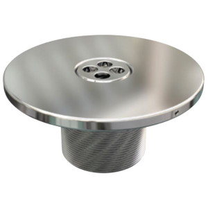 Buse de refoulement Inox STYLE - Ronde - 35 mm - 2,9 m3/h - Béton / Liner - Pièce à sceller - AstralPool
