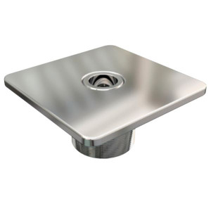 Buse de refoulement Inox STYLE - Ronde - 50 mm - 4,5 m3/h - Béton - Pièce à sceller - AstralPool