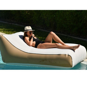 Nap'XXL - 140 x 190 x 75 cm - Mastic - Mobilier - Générique