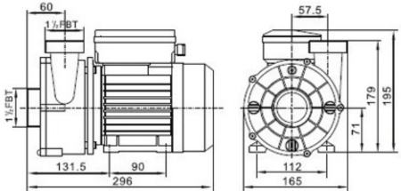 WTC50 - 0,33 CV - Monophasée