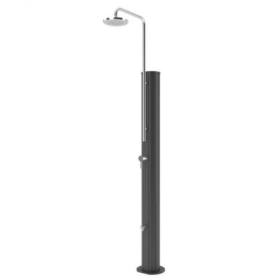 Douche chrome solaire - Finition métallique - Anthracite 
