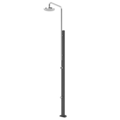  Douche chrome - Finition métallique - Anthracite