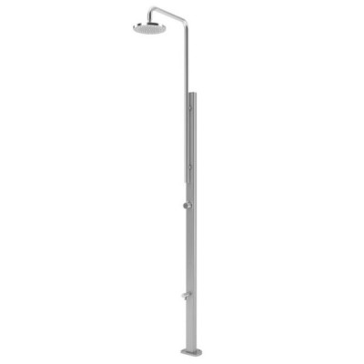  Douche chrome - Finition métallique - Argent