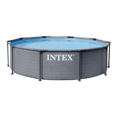  Piscine Prism Frame Tressée - Ronde - 3,05 m x 0,76 m