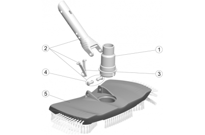 Pièces détachée Aspirateur ovale pour piscines liner Shark