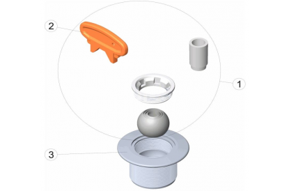 Pièces détachée Bouche de refoulement Multiflow - Béton - Standard