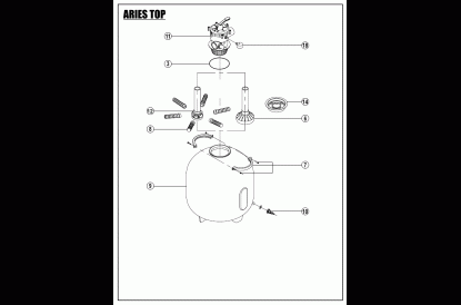 Pièces détachée Aries 350 6TP