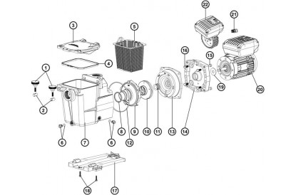 Pièces détachée Super Pump VSTD - 1,5 CV - Vitesse variable