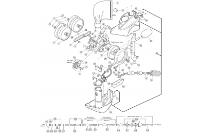 Vente de pièces détachées robot nettoyeur piscine Polaris 380