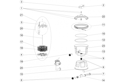 Pièces détachée Clarity - Diam 600 - 22 m3/h