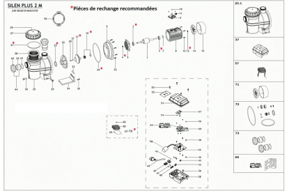 Pièces détachée Silen Plus 2