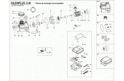 Pièces détachée Silen Plus 3