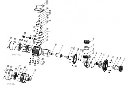 Pièces détachée Solubloc bi-vitesse - compatible Desjoyaux