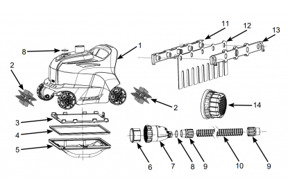 Pièces détachée ZX 300 - RECONDITIONNÉ - Très bon état