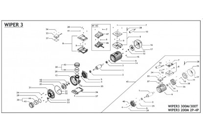 Pièces détachée Wiper3 NCC 300 M - RECONDITIONNÉ - Bon état