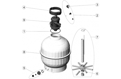 Pièces détachée Cantabric 600 Top - 14 m3/h
