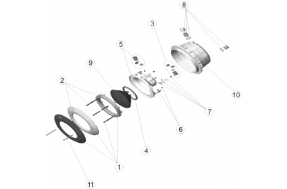 Pièces détachée Projecteur 300 W - 12 v