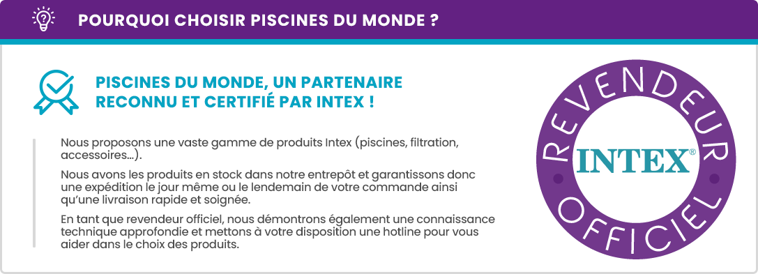 Éclairage piscine LED sans fil ni fixations (magnétique) INTEX 56688